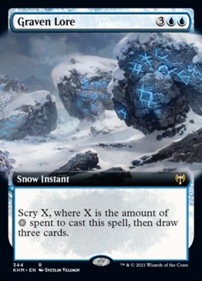 Graven Lore (Extended Art) [Kaldheim] - Magic: The Gathering - Card Brawlers | Quebec | Canada |