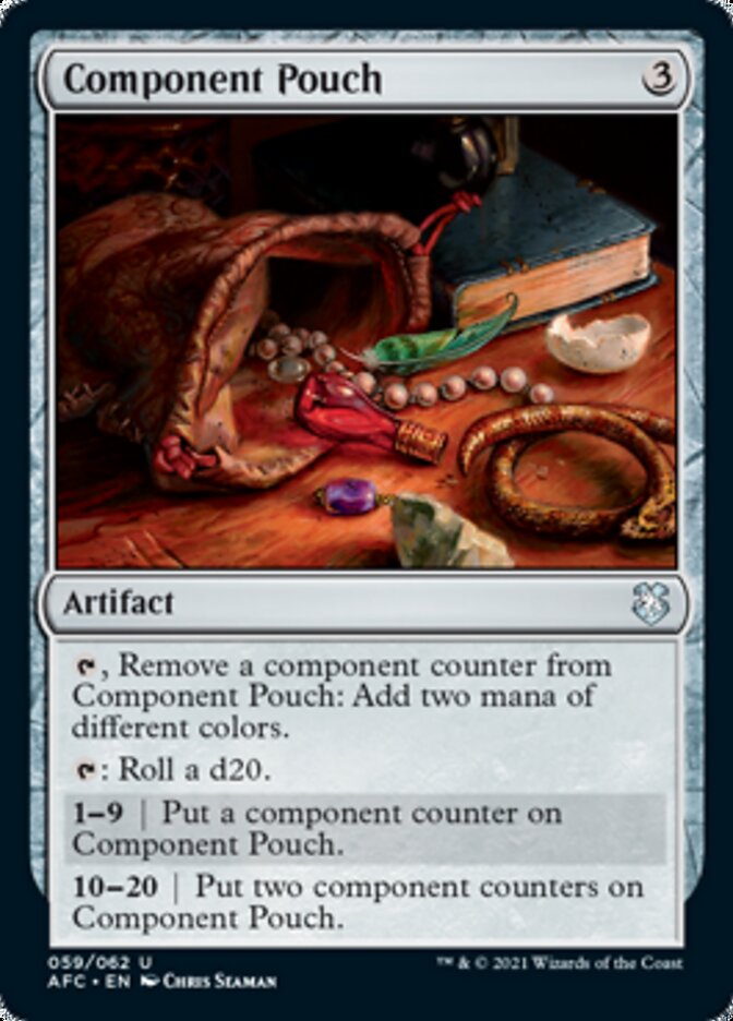 Component Pouch [Dungeons & Dragons: Adventures in the Forgotten Realms Commander] - Magic: The Gathering - Card Brawlers | Quebec | Canada |