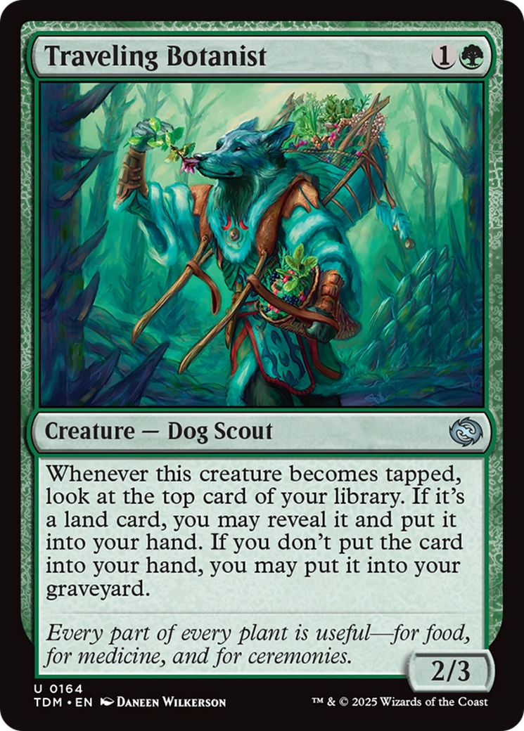 Traveling Botanist [Tarkir: Dragonstorm] - Magic: The Gathering - Card Brawlers | Quebec | Canada |