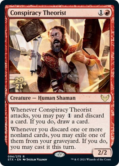 Conspiracy Theorist [Strixhaven: School of Mages Prerelease Promos] - Magic: The Gathering - Card Brawlers | Quebec | Canada |