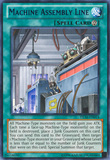 Machine Assembly Line (Blue) [DL16-EN014] Rare - Yu-Gi-Oh! - Card Brawlers | Quebec | Canada |