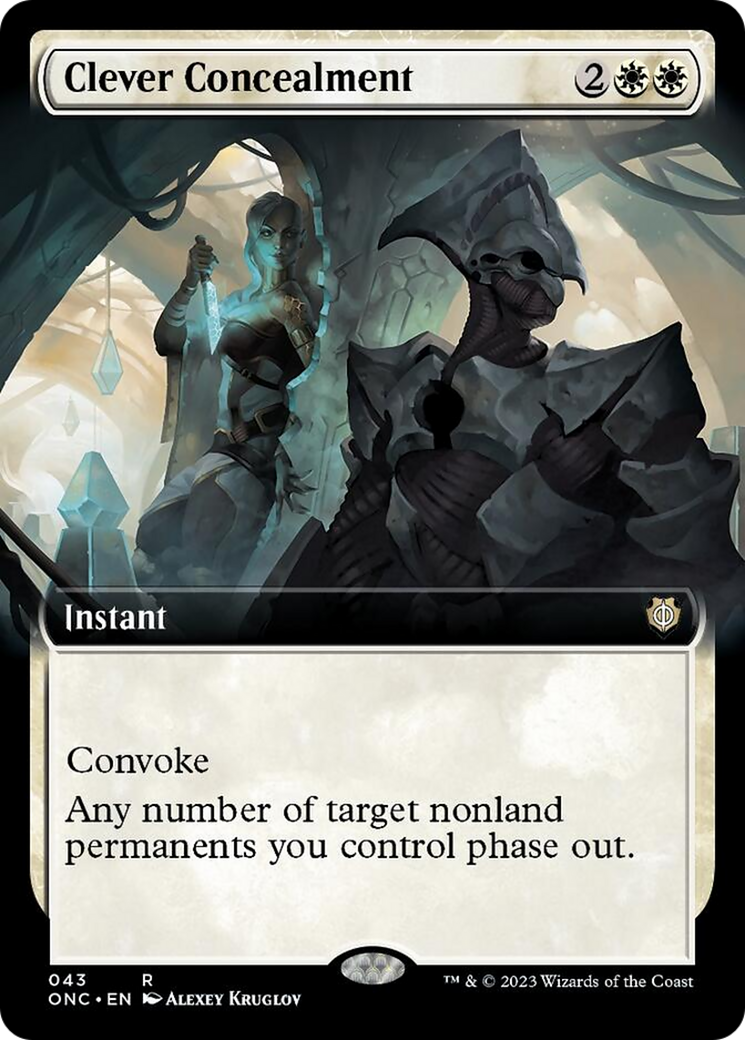 Clever Concealment (Extended Art) [Phyrexia: All Will Be One Commander] - Magic: The Gathering - Card Brawlers | Quebec | Canada |