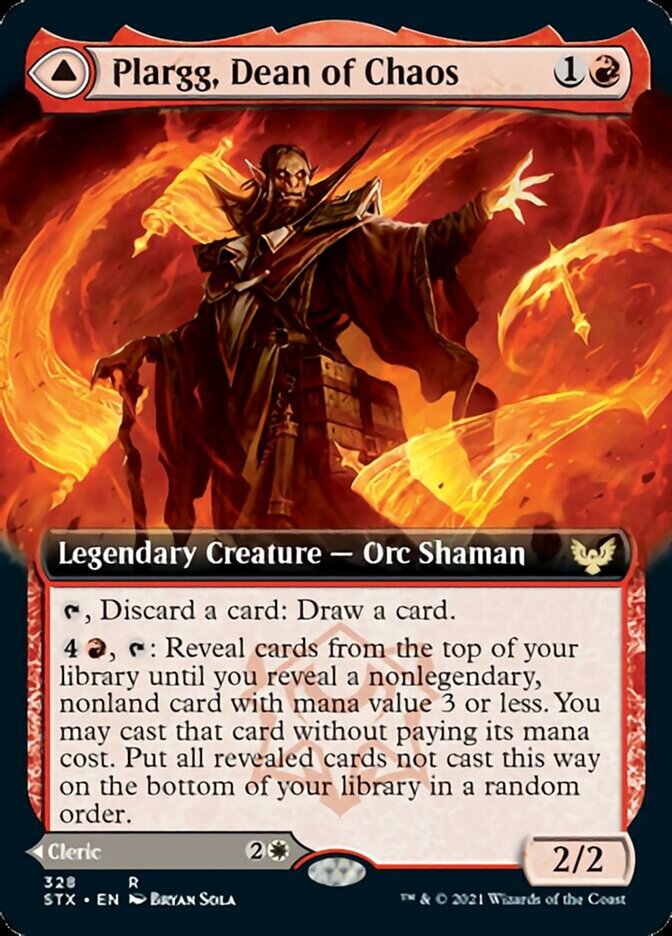 Plargg, Dean of Chaos // Augusta, Dean of Order (Extended Art) [Strixhaven: School of Mages] - Magic: The Gathering - Card Brawlers | Quebec | Canada |