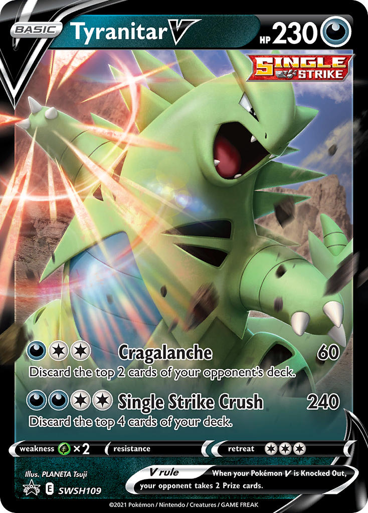 Tyranitar V (SWSH109) [Sword & Shield: Black Star Promos] - Pokémon - Card Brawlers | Quebec | Canada |