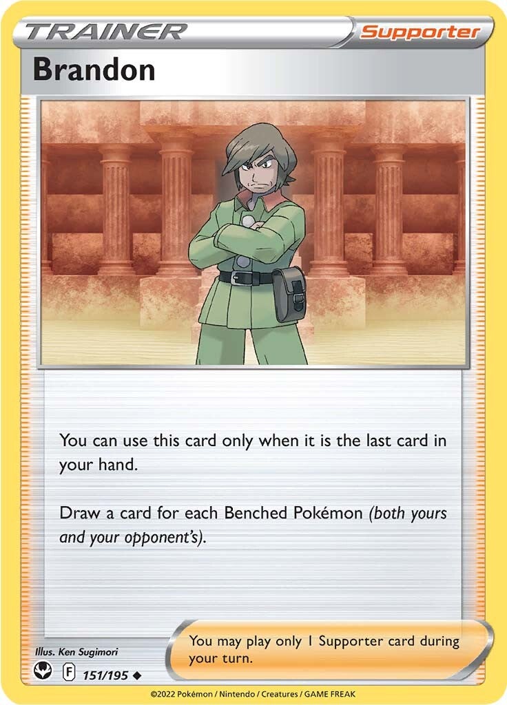 Brandon (151/195) [Sword & Shield: Silver Tempest] - Pokémon - Card Brawlers | Quebec | Canada |