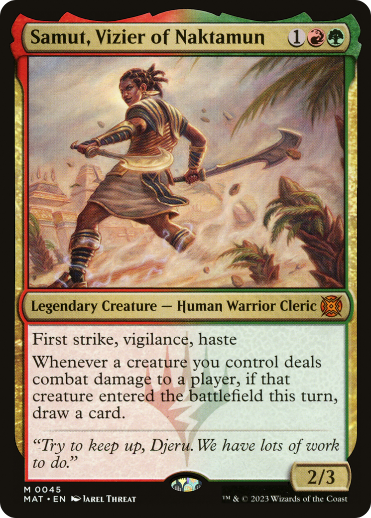 Samut, Vizier of Naktamun [March of the Machine: The Aftermath] - Magic: The Gathering - Card Brawlers | Quebec | Canada |