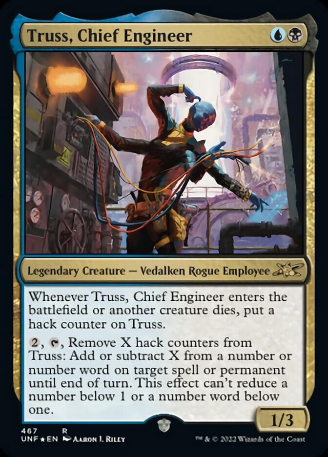 Truss, Chief Engineer (Galaxy Foil) [Unfinity] - Magic: The Gathering - Card Brawlers | Quebec | Canada |