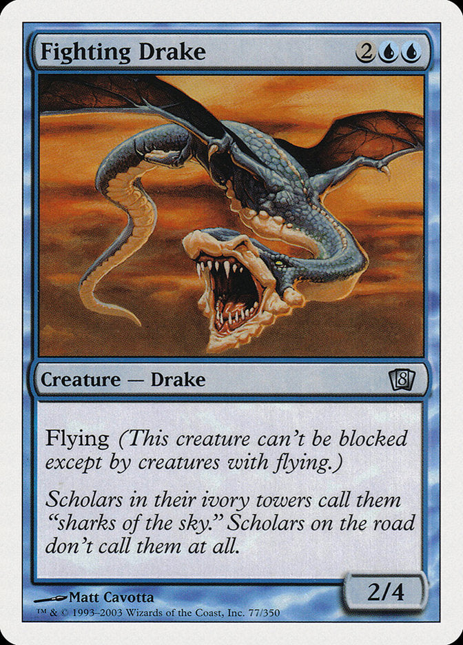Fighting Drake [Eighth Edition] - Magic: The Gathering - Card Brawlers | Quebec | Canada |
