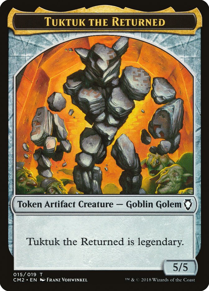Tuktuk the Returned Token [Commander Anthology Volume II Tokens] - Magic: The Gathering - Card Brawlers | Quebec | Canada |