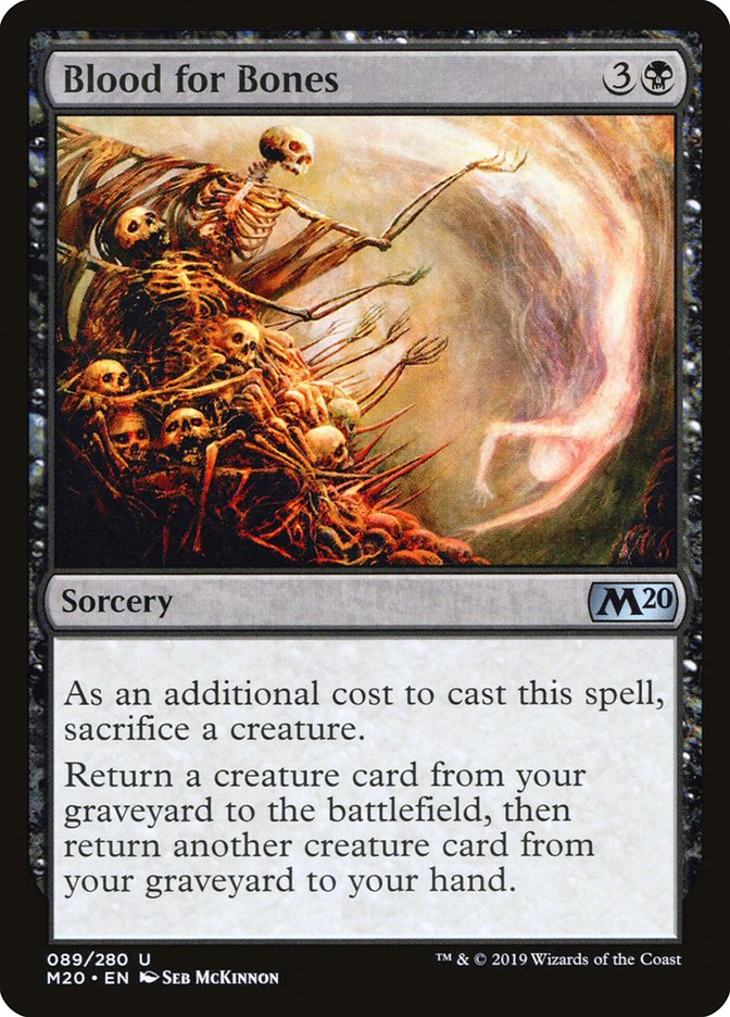Blood for Bones [Core Set 2020] - Magic: The Gathering - Card Brawlers | Quebec | Canada |