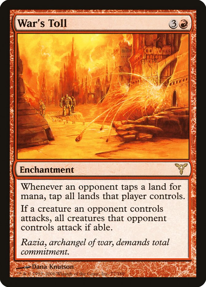 War's Toll [Dissension] - Magic: The Gathering - Card Brawlers | Quebec | Canada |