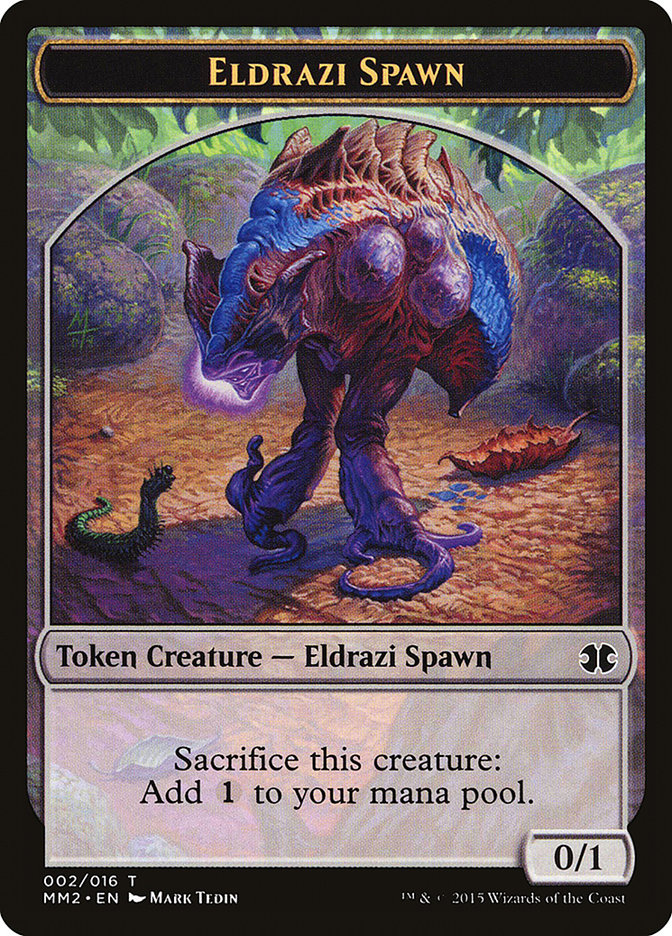 Eldrazi Spawn Token (002/016) [Modern Masters 2015 Tokens] - Magic: The Gathering - Card Brawlers | Quebec | Canada |