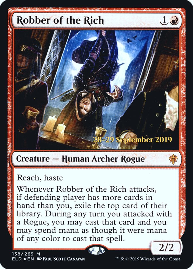 Robber of the Rich [Throne of Eldraine Prerelease Promos] - Magic: The Gathering - Card Brawlers | Quebec | Canada |