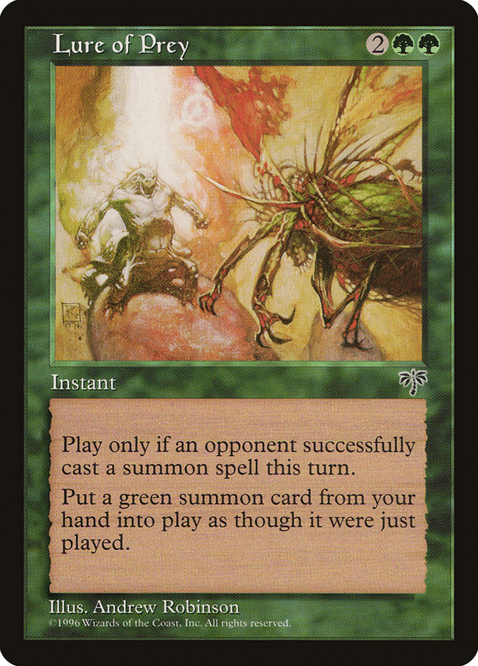 Lure of Prey [Mirage] - Magic: The Gathering - Card Brawlers | Quebec | Canada |
