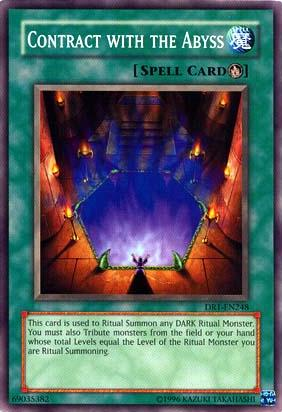 Contract with the Abyss [DR1-EN248] Common - Yu-Gi-Oh! - Card Brawlers | Quebec | Canada |