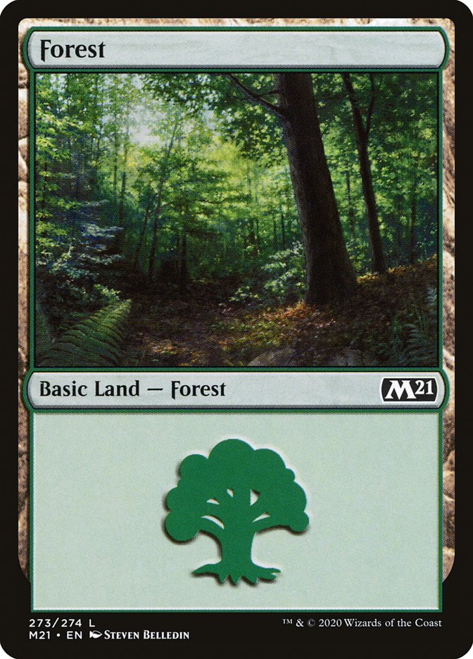 Forest (273) [Core Set 2021] - Magic: The Gathering - Card Brawlers | Quebec | Canada |
