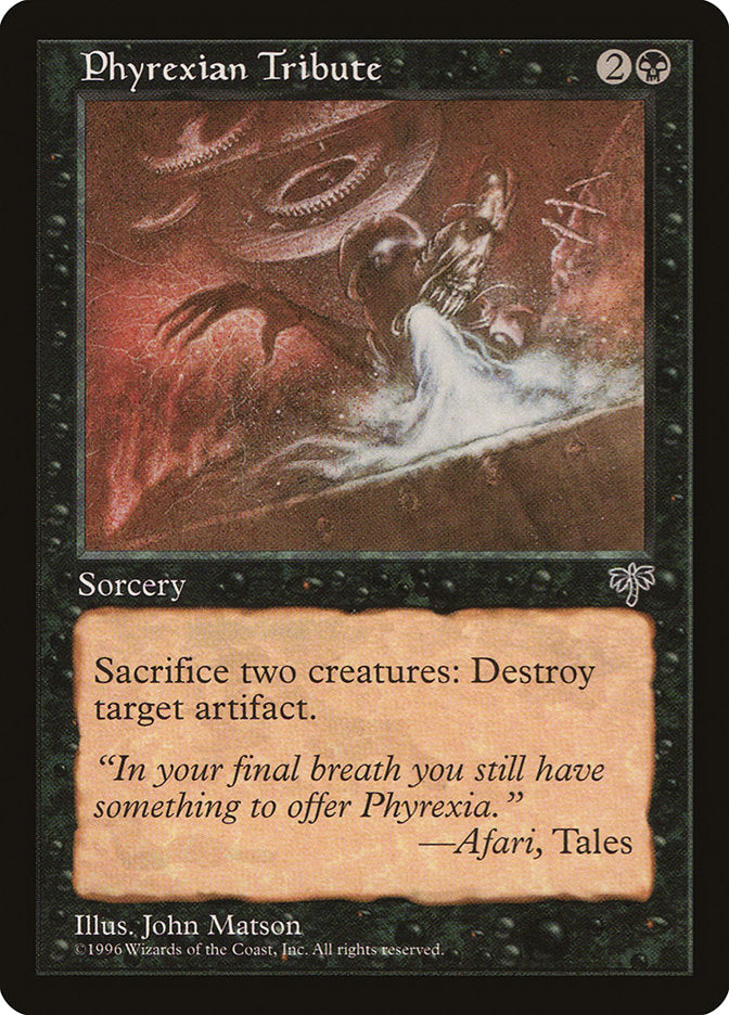 Phyrexian Tribute [Mirage] - Magic: The Gathering - Card Brawlers | Quebec | Canada |