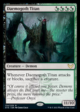 Daemogoth Titan [Strixhaven: School of Mages] - Magic: The Gathering - Card Brawlers | Quebec | Canada |