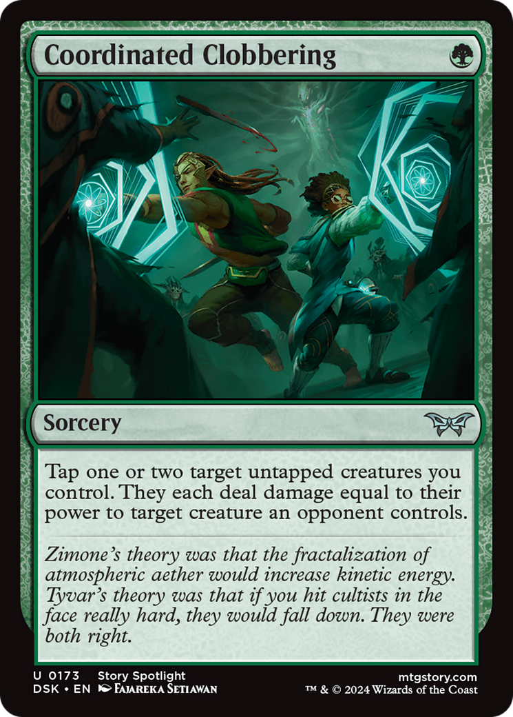 Coordinated Clobbering [Duskmourn: House of Horror] - Magic: The Gathering - Card Brawlers | Quebec | Canada |