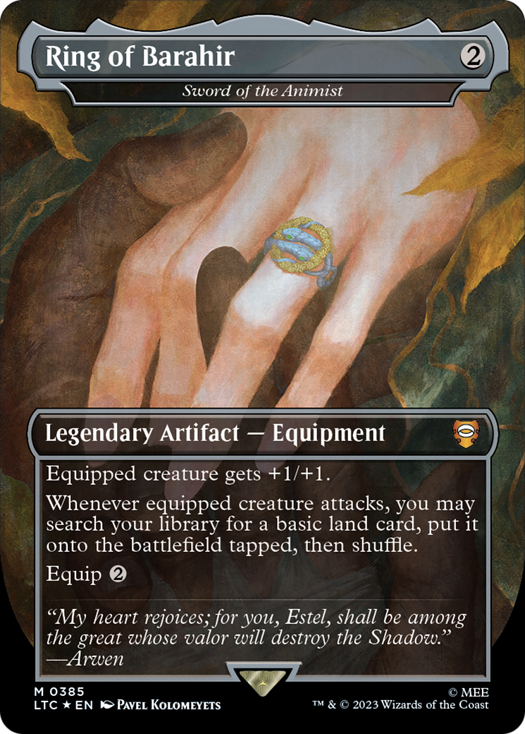 Ring of Barahir - Sword of the Animist (Surge Foil Realms and Relics) [The Lord of the Rings: Tales of Middle-Earth Commander] - Magic: The Gathering - Card Brawlers | Quebec | Canada |