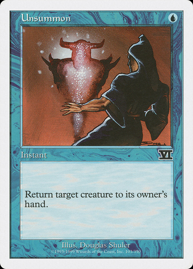 Unsummon [Classic Sixth Edition] - Magic: The Gathering - Card Brawlers | Quebec | Canada |