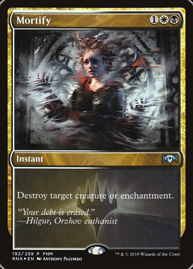 Mortify (FNM) [Ravnica Allegiance Promos] - Magic: The Gathering - Card Brawlers | Quebec | Canada |