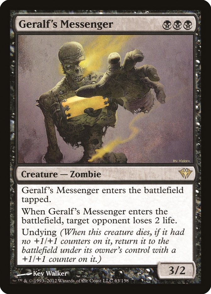 Geralf's Messenger [Dark Ascension] - Magic: The Gathering - Card Brawlers | Quebec | Canada |