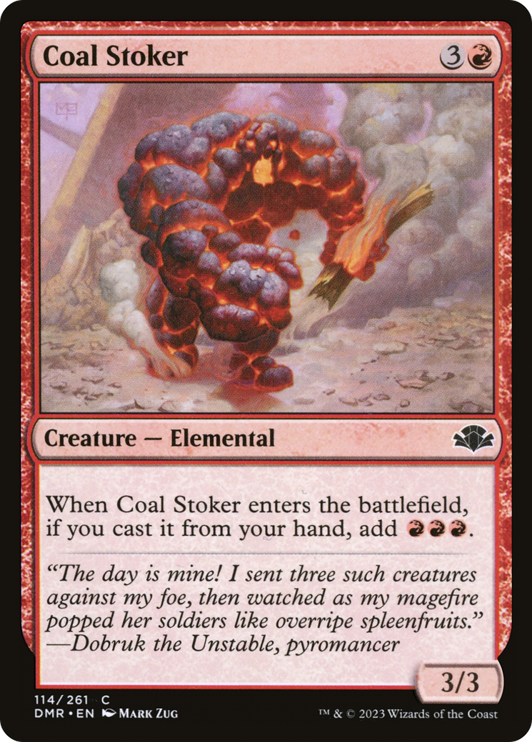 Coal Stoker [Dominaria Remastered] - Magic: The Gathering - Card Brawlers | Quebec | Canada |