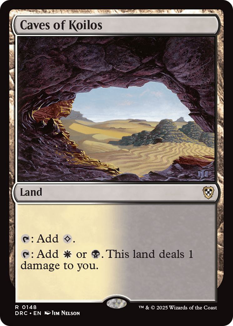 Caves of Koilos [Aetherdrift Commander] - Magic: The Gathering - Card Brawlers | Quebec | Canada |