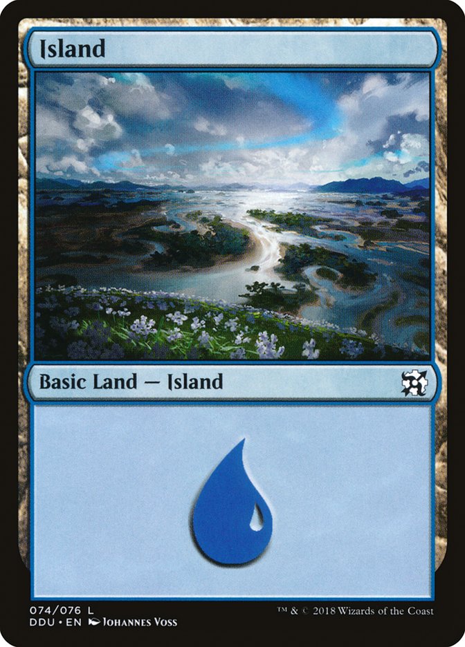 Island (74) [Duel Decks: Elves vs. Inventors] - Magic: The Gathering - Card Brawlers | Quebec | Canada |