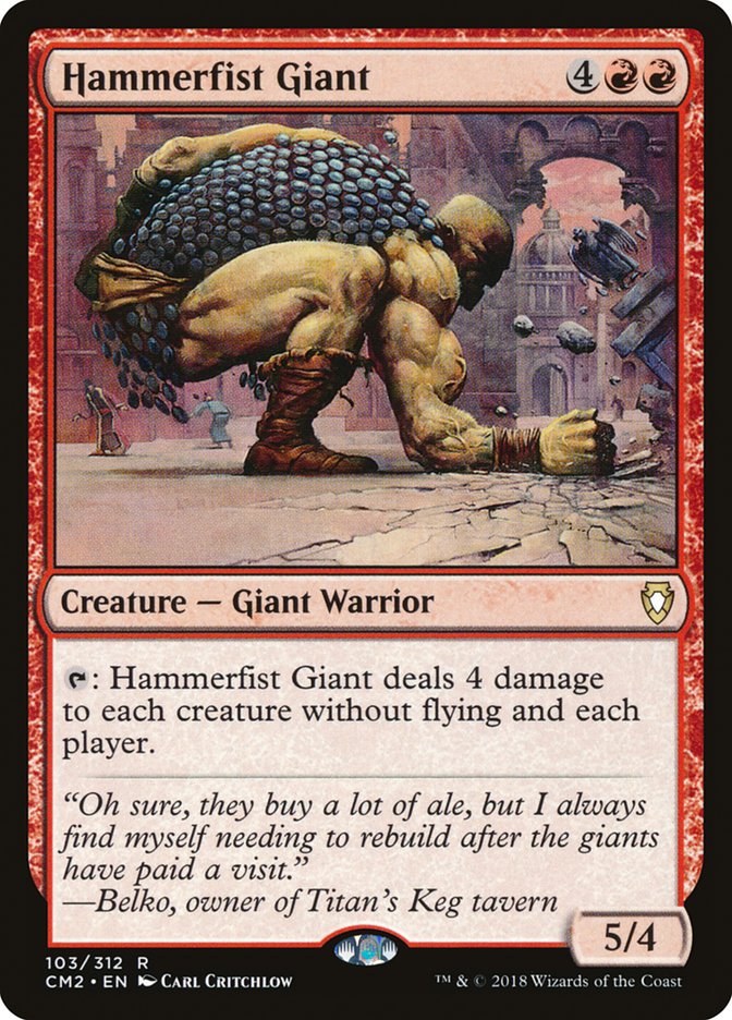 Hammerfist Giant [Commander Anthology Volume II] - Magic: The Gathering - Card Brawlers | Quebec | Canada |