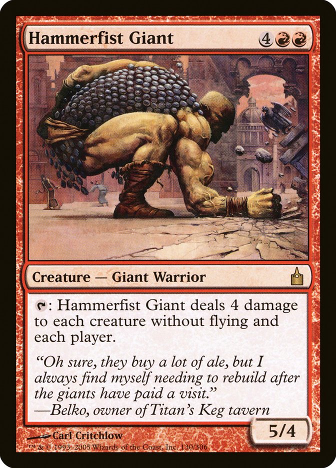 Hammerfist Giant [Ravnica: City of Guilds] - Magic: The Gathering - Card Brawlers | Quebec | Canada |