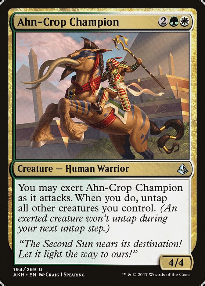 Ahn-Crop Champion [Amonkhet] - Magic: The Gathering - Card Brawlers | Quebec | Canada |