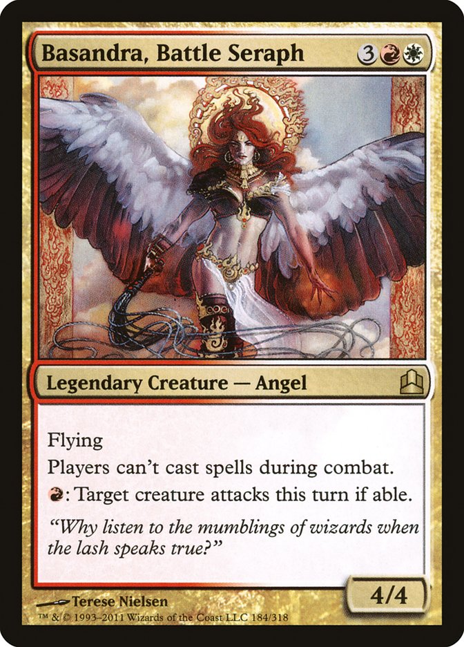 Basandra, Battle Seraph [Commander 2011] - Magic: The Gathering - Card Brawlers | Quebec | Canada |