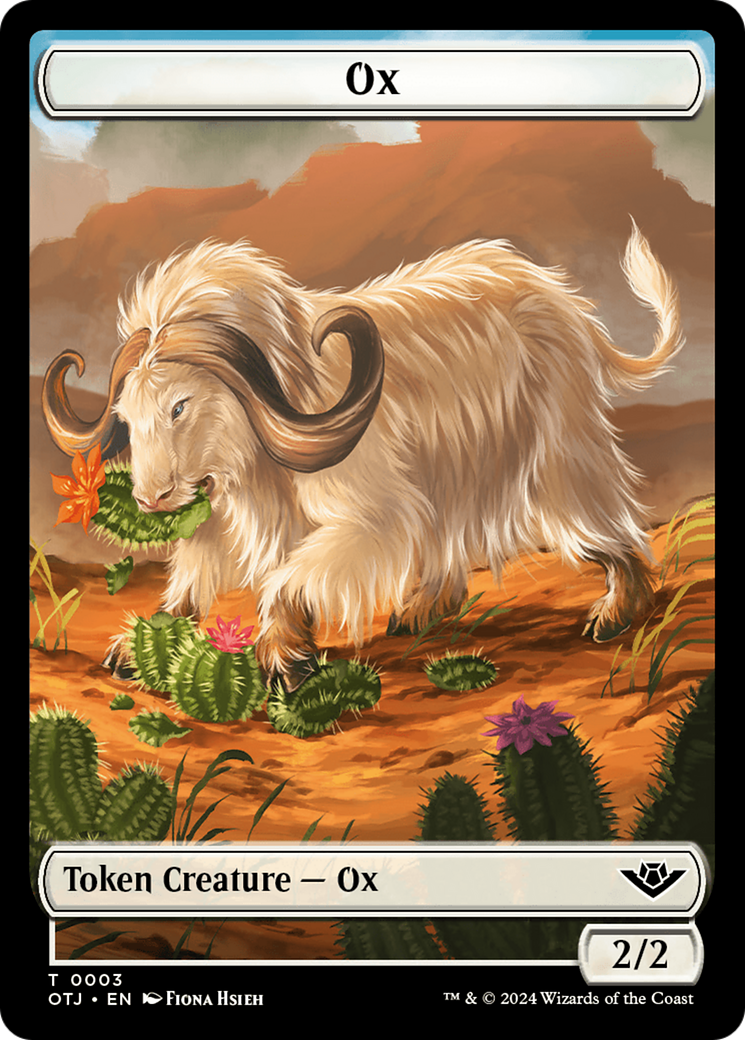 Ox Token [Outlaws of Thunder Junction Tokens] - Magic: The Gathering - Card Brawlers | Quebec | Canada |