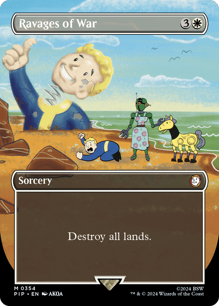 Ravages of War (Borderless) [Fallout] - Magic: The Gathering - Card Brawlers | Quebec | Canada |