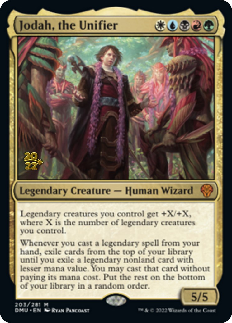 Jodah, the Unifier [Dominaria United Prerelease Promos] - Magic: The Gathering - Card Brawlers | Quebec | Canada |