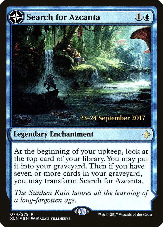Search for Azcanta // Azcanta, the Sunken Ruin [Ixalan Prerelease Promos] - Magic: The Gathering - Card Brawlers | Quebec | Canada |