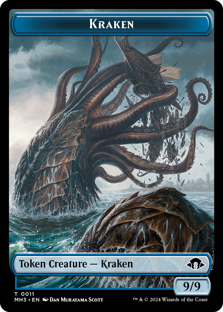 Eldrazi Spawn // Kraken Double-Sided Token [Modern Horizons 3 Tokens] - Magic: The Gathering - Card Brawlers | Quebec | Canada |