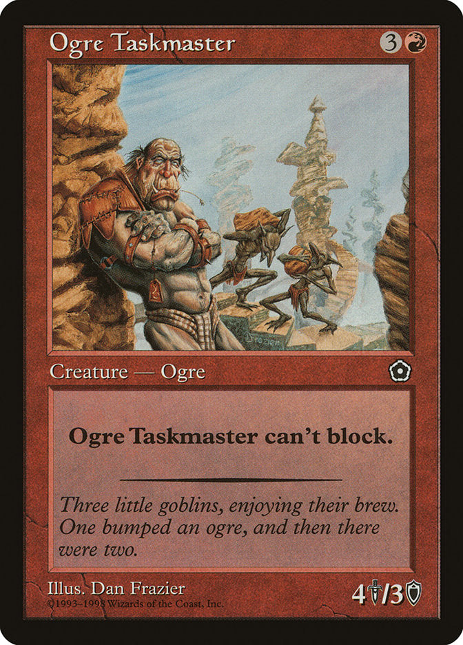 Ogre Taskmaster [Portal Second Age] - Magic: The Gathering - Card Brawlers | Quebec | Canada |