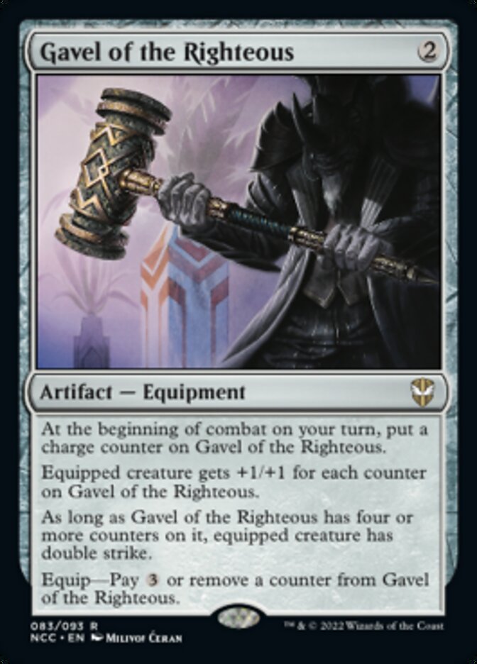 Gavel of the Righteous [Streets of New Capenna Commander] - Magic: The Gathering - Card Brawlers | Quebec | Canada |