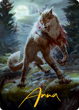 Arlinn, the Moon's Fury 1 Art Card (Gold-Stamped Signature) [Innistrad: Midnight Hunt Art Series] - Magic: The Gathering - Card Brawlers | Quebec | Canada |