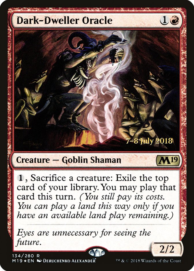 Dark-Dweller Oracle [Core Set 2019 Prerelease Promos] - Magic: The Gathering - Card Brawlers | Quebec | Canada |