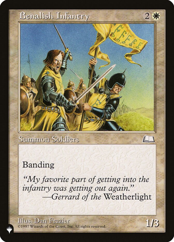 Benalish Infantry [The List] - Magic: The Gathering - Card Brawlers | Quebec | Canada |