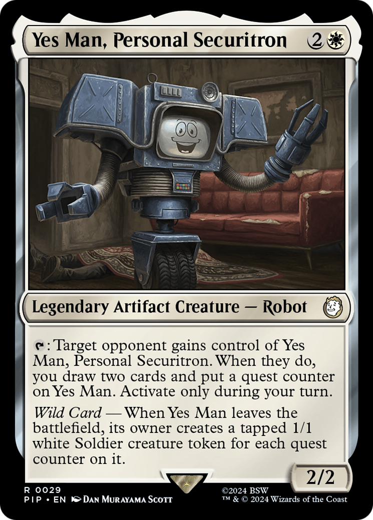 Yes Man, Personal Securitron [Fallout] - Magic: The Gathering - Card Brawlers | Quebec | Canada |