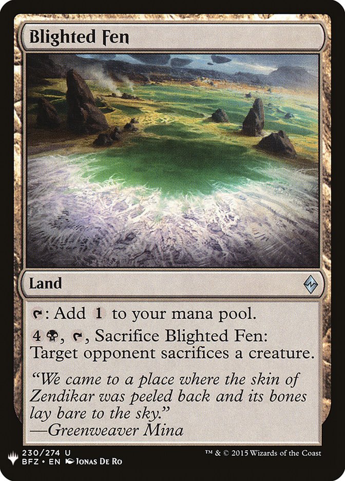 Blighted Fen [Mystery Booster] - Magic: The Gathering - Card Brawlers | Quebec | Canada |