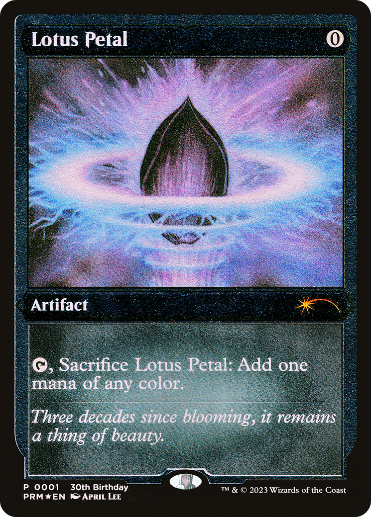 Lotus Petal (Foil Etched) [30th Anniversary Promos] - Magic: The Gathering - Card Brawlers | Quebec | Canada |