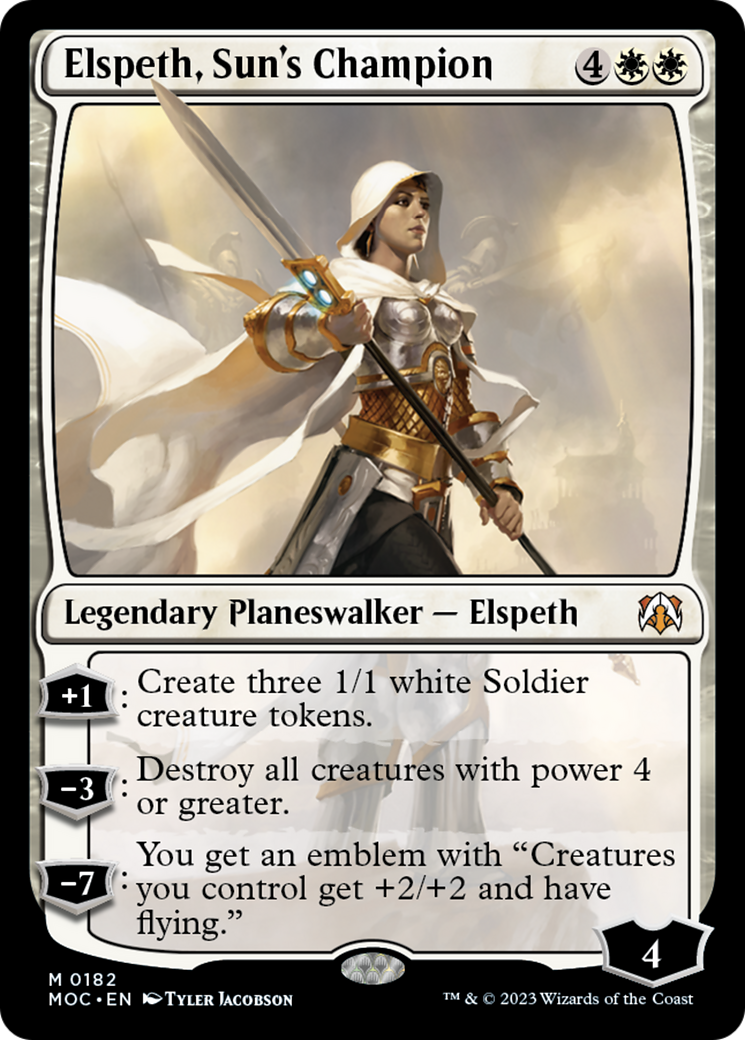 Elspeth, Sun's Champion [March of the Machine Commander] - Magic: The Gathering - Card Brawlers | Quebec | Canada |