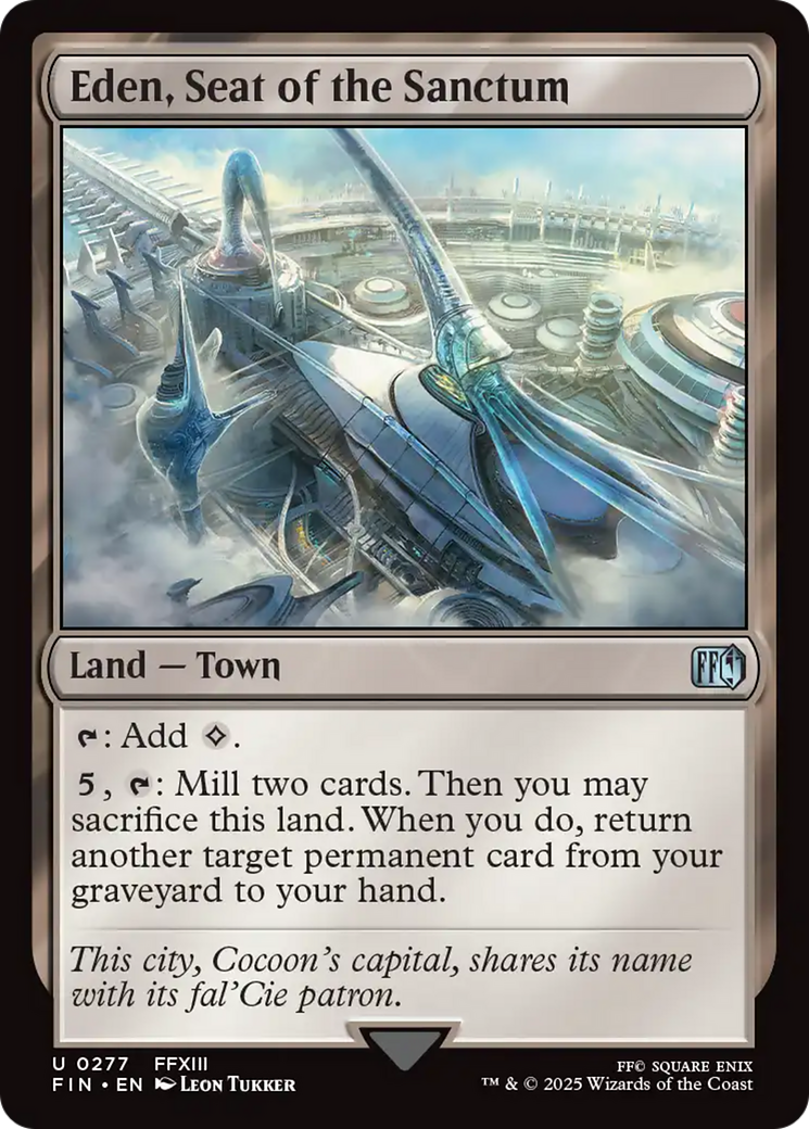 Eden, Seat of the Sanctum [FINAL FANTASY] - Magic: The Gathering - Card Brawlers | Quebec | Canada |
