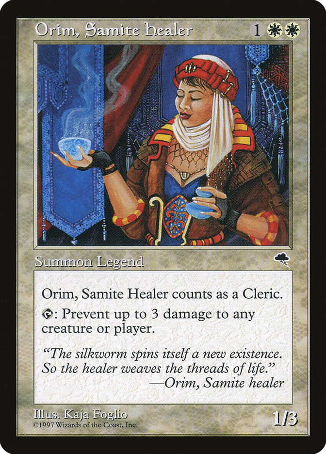 Orim, Samite Healer [Tempest] - Magic: The Gathering - Card Brawlers | Quebec | Canada |